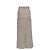 Falda midi Khaite con borde deshilachado en denim blanco Crudo - vista 3