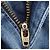 Jeans long The Attico em denim azul claro - vista 8
