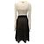 Timeless Abito midi in pizzo bicolore Chanel in lana nera Multicolore - view 3
