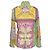 Etro Floral Printed Button Front Shirt in Multicolor Cotton Multiple colors
