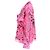 Balenciaga Graffiti Schalbluse aus rosa Polyester Pink - Ansicht 2