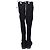 Stuart Weitzman Lowland Bold Boots in Black Suede - view 5
