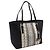 Bolso tote de viaje pequeño Michael Kors en cuero Saffiano negro Multicolor - vista 2