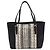 Bolso tote de viaje pequeño Michael Kors en cuero Saffiano negro Multicolor - vista 4