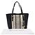 Bolso tote de viaje pequeño Michael Kors en cuero Saffiano negro Multicolor - vista 5