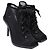 Sandali in mesh Versus Versace in scamosciato nero - vista 3