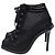 Sandali in mesh Versus Versace in scamosciato nero - vista 4