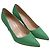 Décolleté Manolo Blahnik BB 70 in lino verde - vista 4