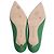 Décolleté Manolo Blahnik BB 70 in lino verde - vista 6