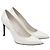 Stilettos Heist de Stuart Weitzman en charol blanco Crudo - vista 3