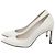 Stilettos Heist de Stuart Weitzman en charol blanco Crudo - vista 4
