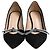 Décolleté Stuart Weitzman SW Bow 85mm in scamosciato nero - vista 2