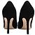 Décolleté Stuart Weitzman SW Bow 85mm in scamosciato nero - vista 3