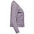Maje Mystyle Karo-Cardigan aus violetter Viskose - Ansicht 3