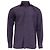 Camicia Etro in cotone violet texturizzato con bottoni Porpora