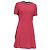 Sandro Reva Kurzarm Mini-Kleid aus rosa Polyester Braun Pink