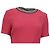 Sandro Reva Kurzarm Mini-Kleid aus rosa Polyester Braun Pink - Ansicht 2