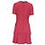 Sandro Reva Kurzarm Mini-Kleid aus rosa Polyester Braun Pink - Ansicht 4