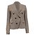 Blazer cruzado Theory en algodón beige