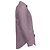 Camicia con bottoni a righe Armani Collezioni in cotone viola Porpora - vista 3