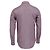 Camicia con bottoni a righe Armani Collezioni in cotone viola Porpora - vista 4