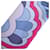 Sciarpa in seta Hermès Faubourg Rainbow Twill multicolore - vista 6