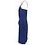 Abito midi monospalla Roland Mouret in lana blu navy - vista 2
