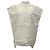Camicetta senza maniche Dior Bee in cotone bianco ricamato Crudo