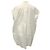 Camicetta senza maniche Dior Bee in cotone bianco ricamato Crudo - vista 3