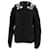 Dsquared2 Strickpullover aus schwarzer Alpakawolle mit Verzierungen