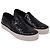 Stuart Weitzman Croc Embossed Nuggets Slip On Sneaker aus schwarzem Leder - Ansicht 3
