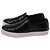 Stuart Weitzman Croc Embossed Nuggets Slip On Sneaker aus schwarzem Leder - Ansicht 4
