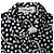 Vestido camisero estampado Diane von Furstenberg en algodón negro - vista 7