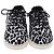 Stuart Weitzman Low Top Sneaker aus Canvas mit Animal Print - Ansicht 3