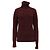 Burberry Brit Rollkragenpullover aus roter Wolle Bordeaux