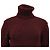 Burberry Brit Rollkragenpullover aus roter Wolle Bordeaux - Ansicht 2