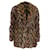 Yves Saint Laurent Abrigo Saint Laurent x Mytheresa en piel con estampado animal  - vista 1