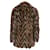 Yves Saint Laurent Abrigo Saint Laurent x Mytheresa en piel con estampado animal  - vista 4