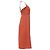 Theory Crossback Midi-Kleid in Orange aus Polyamid Koralle - Ansicht 3