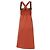 Theory Crossback Midi-Kleid in Orange aus Polyamid Koralle - Ansicht 4