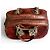 Rara borsa bowling Christian Dior Dice Gambler in scamosciato e pitone bordeaux Medium 2004 F/W Marrone Bordò Silver hardware - vista 11
