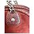 Rara borsa bowling Christian Dior Dice Gambler in scamosciato e pitone bordeaux Medium 2004 F/W Marrone Bordò Silver hardware - vista 12