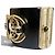 Bracciale statement Chanel 16A Paris Seoul Black Pearl Gold Largo Raro Nero D'oro - vista 5