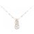 Autre Marque Collana con Diamanti Au750 Rosa