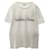 Yves Saint Laurent Camiseta de algodão Saint Laurent Paris com logo invertido Branco  - vista 1