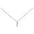 Autre Marque Collana in platino e diamanti 4C Argento