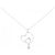 Autre Marque Collana in Au750 e Diamanti Argento