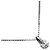 Autre Marque Collana in platino Pt850 e diamante Argento