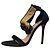 Alaïa Sandali in scamosciato Alaia Nero - vista 5