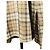 Autre Marque Vestido camisero de alpaca con estampado tartan Drawer - vista 13